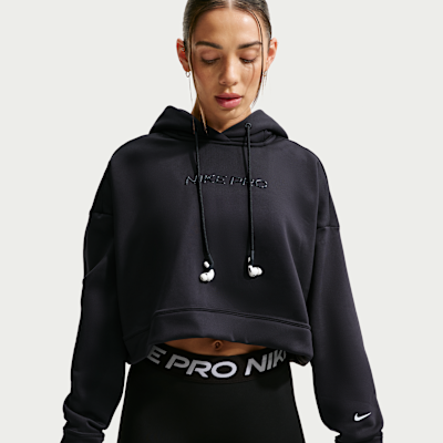 Nike Pro Women's Therma-FIT Fleece Hoodie. Nike.com